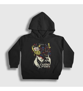 Presmono Unisex Çocuk Siyah Niijima Casino Of Envy Persona 5 Kapüşonlu Sweatshirt 455108tt