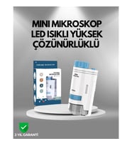 Mey İthalat® ABS Gövdeli Öğrenci ve Hobi Mikroskobu – Mavi Renk