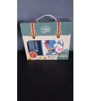Hobby Life Okul Beslenme Seti Su Matarası ve Desenli Beslenme Kutusu (Mavi)