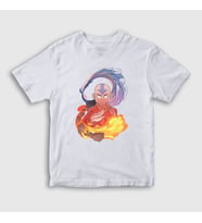 Presmono Unisex Çocuk Beyaz Aang Anime Avatar The Last Airbender T-Shirt 262062tt