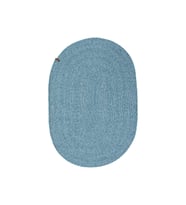 Koza Home Cesta El Yapımı Örgü Turkuaz Kilim 50x80 4006