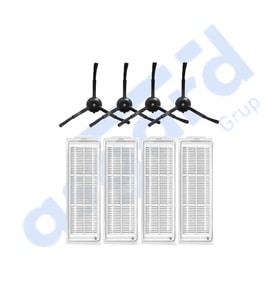 Xiaomi Mop 2 Pro (MJST1SHW) -Mop 2 Lite Uyumlu 4 Yan Fırça 4 Filtre PKT-iasgf0000406