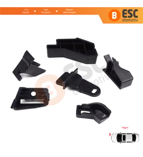 Nissan Qashqai MK2 J11 2013-2021 260104EH0A İçin Sağ Ön Far Ayak Tamir Seti