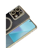 ERTAN Redmi Note 13 Pro 4G Joke Simli Magneticsafe Kılıf - Gold