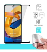 Microsonic Xiaomi Poco M4 Pro Seramik Matte Flexible Ekran Koruyucu Siyah