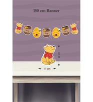 Winnie The Pooh Temalı Doğum Günü* Büyük Banner *Kalın Kağıt 150cm