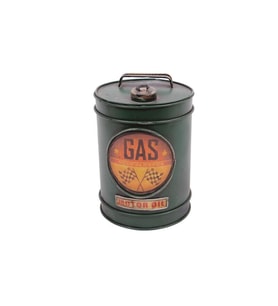 Dekoratif Metal Yakıt Bidonu Kumbara 1304B-1177