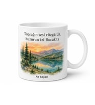 Bucak Doğası İç Anadolu Ruhu Burdur Hatırası Kahve Kupası Hediye Bardak