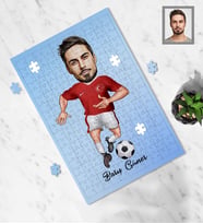 Kişiye Özel Milli Takım Karikatürlü 99 Parça A4 Fotoğraf Baskılı Puzzle Bay-2