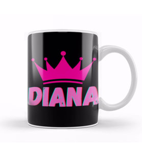 Princess Diana Quotes Art Gift UK Vintage Retro Style Kupa Bardak Porselen