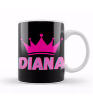 Princess Diana Quotes Art Gift UK Vintage Retro Style Kupa Bardak Porselen