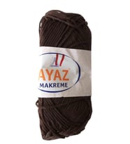 Angel Çanta Aksesuar 100 Gram Polyester Makrome No:11 Koyu Kahve