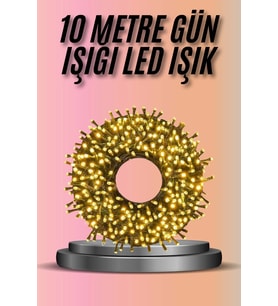 Dekoratif Aydınlatma Ampüllü 10 Metre Gün Işığı Şerit Led
