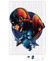 Captain America Puzzle 240 Parça Yapboz