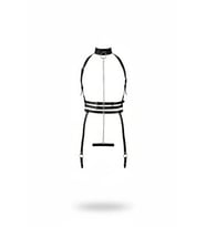 Mulvxbrf Brf02 Siyah Harness Takım Zincir Detaylı Boyunluklu - Brf233 (Mulvix)