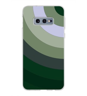 Samsung Galaxy S10E Kapak Renk Cümbüşü Tasarımlı Şeffaf Silikon Kılıf