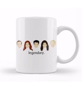 How I Met Your Mother Legendary Simple HIMYM Kupa Bardak Porselen