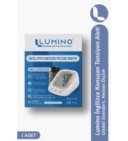 Lumino İngilizce Konuşan Tansiyon Aleti - Pil Dahil & Type-C Girişli - Aritmi Takibi - Büyük Ekran