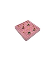 Yüzük Küpe Koldüğmesi Takı Standı Pembe 15 x 15 Cm