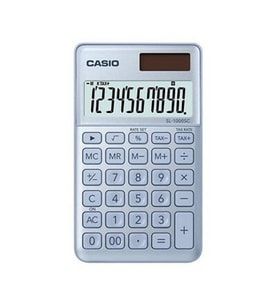 Casio SL-1000SC-BU Cep Tipi 10 Hane Mavi Hesap Makinesi
