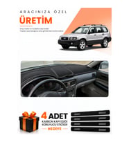 SUBARU FORESTER (2002-2008) Uyumlu Torpido Koruma Örtüsü Oto Kılıfı - Siyah
