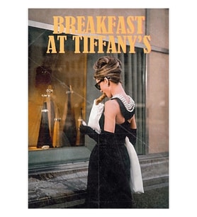 Breakfast At Tiffany's 1961 Vintage Tablo Ahşap Poster Dekoratif