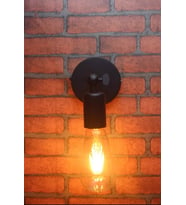 RİOLİGHT MAFSALLI HAREKETLİ METAL SİYAH APLİK (Siyah - Beyaz)