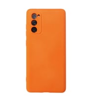 Samsung Galaxy S20 Fe Kılıf Nano İçi Kadife Silikon - Turuncu