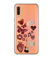 Samsung Galaxy A50 - A30S - A50S Uyumlu Aesthetic Tasarımlı Şeffaf Telefon Kılıfı