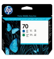 Hp 70-C9408A Mavi Ve Yeşil Baskı Kafası