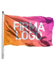 Özel Logolu Gönder Flama 100x150 - Tek Kat Raşel
