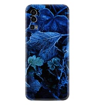 General Mobile GM 23 Kılıf Silikon Desen Özel Seri Blue Foid 1628