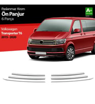 Drs Tuning T6 Uyumlu Transporter Krom Ön Panjur 6 Parça. 2015-2020