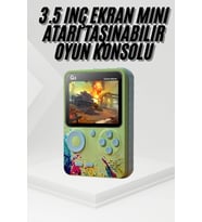 Game Box Oyun Konsolu 500 Retro Oyunlu Mini Taşınabilir 3 İnç