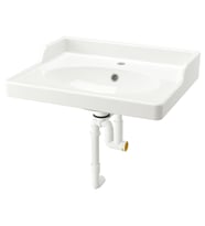 Sifonlu Lavabo, Beyaz, 62x49 cm