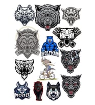 Kurt Wolfs Sticker Set-1 13 Parça Telefon, Tablet, Defter, Laptop Sticker