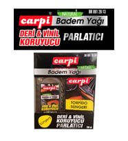 Carpi Vinil Deri Koruyucu Lastik Parlatıcı Badem Yağı-Süngerli 200ml