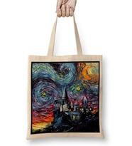 Harry Potter Van Gogh Never Saw Hogwarts Bez Çanta Uzun Saplı