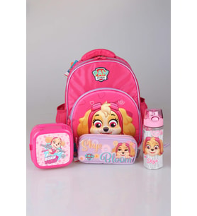 YENİ SEZON LİSANSLI PAW PATROL OKULDA MACERA KOLEKSİYONU OKUL ÇANTASI,KALEM ÇANTASI,MATARA VE BESLENME KABI OKUL SETİ