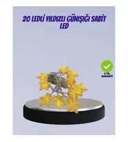 Mey İthalat® Yıldız Figürlü Led Şerit Işık 5m İç Mekan Dekor Aydınlatma