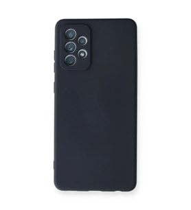 Samsung Galaxy A72 Kılıf Nano içi Kadife Silikon - Lacivert
