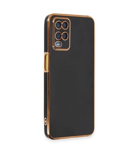 Oppo A54 4g Kılıf Volet Silikon - Siyah