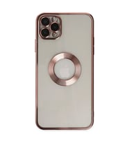 Apple iPhone 11 Pro Kılıf Slot Silikon - Rose Gold