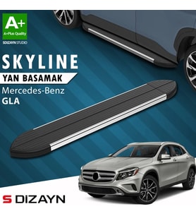 S-Dizayn Mercedes GLA X156 Skyline Krom Yan Basamak 183 Cm 2013-2020 A+ Kalite