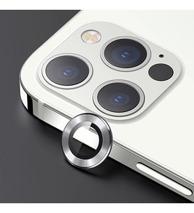 USAMS İphone 12 Pro Max 3D Metal Çerçeveli Kamera Lens Koruyucu-(5775) - SSSSSS5375-4981