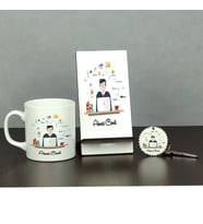 Bilgisayar Mühendisi Üçlü Set (Kupa + Telefon Standı + Anahtarlık) 003