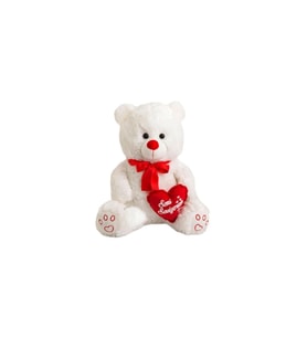 Peluş Kalpli Ayı 50Cm (Çok Renkli)