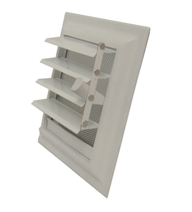 Alüminyum Banyo Tuvalet Menfezi, Arkası yüzeysel pratik menfez panjur 40x40 cm