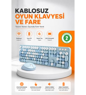 Android ve İOS Uyumlu Bluetooth Klavye Touchpad Slim Kablosuz Wifi Q Klavye
