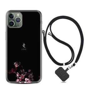 Apple iPhone 11 12 13 14 Pro Max Kılıf Boyun Askılı Silikon Love 1629